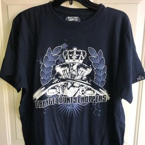 Vintage Orange County Choppers Blue T Shirt Large